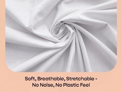 Image of SleepyCat Waterproof Lycra Mattress Protector | Double 78x48 | White