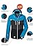 Killtec Herren Ksw 45 Mn Jckt Skijacke Funktionsjacke mit abzippbarer Kapuze und Schneefang, schwarz blau, L EU