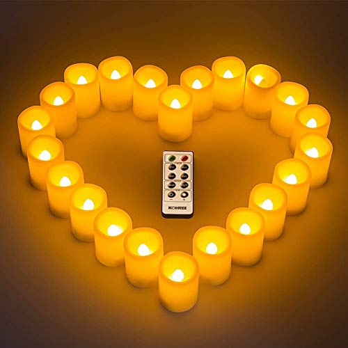 Kohree, 6 candele a LED senza fiamma, con