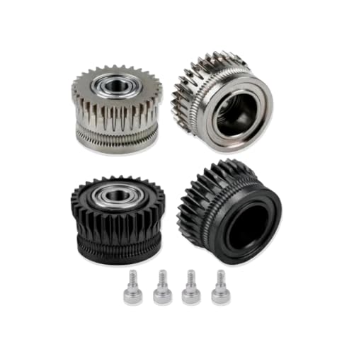 Engranaje extrusor K1C Max: repuesto 2 en 1 en acero endurecido duradero 1