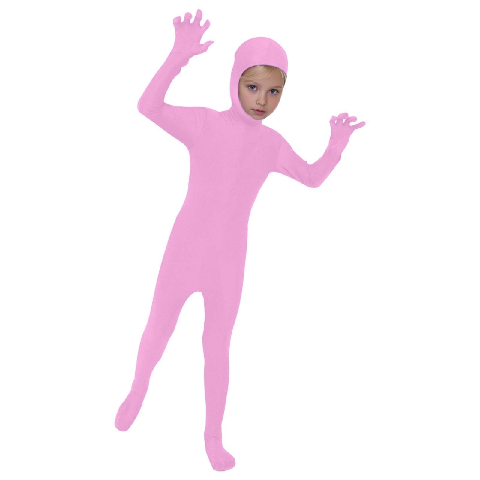 Full Body Halloween Costumes for Kids One Piece Open Face Jumpsuit Plain — image 1