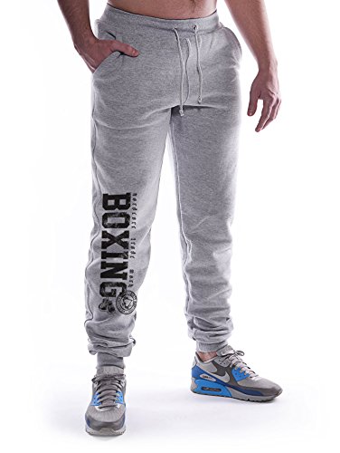 Stampa di alta qualità Dirty Ray Pugilato Pantaloni della Tuta Uomo con Fondo Elasticizzato SDB1S (M)