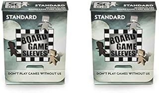 Arcane Tinmen Standard Non-Glare Board Game Card Sleeves 63mm x 88mm Bundle of 2 (100 Sleeves Total)