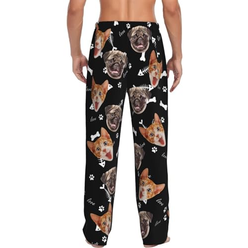 Personalized Pajamas Pants For Men Custom Pajama Pants Pajama Bottoms Sleepwear Funny Pj Pants With Photo Face Text3
