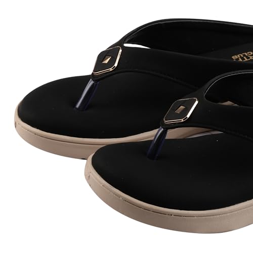 Image of ORTHO CLUB Women's Comfortable Wedge Sandals | Cushioned Sole, Slip-Resistant Design | Lightweight Women Sandal Footwear for Office & Casual Use | Sandal For Women
