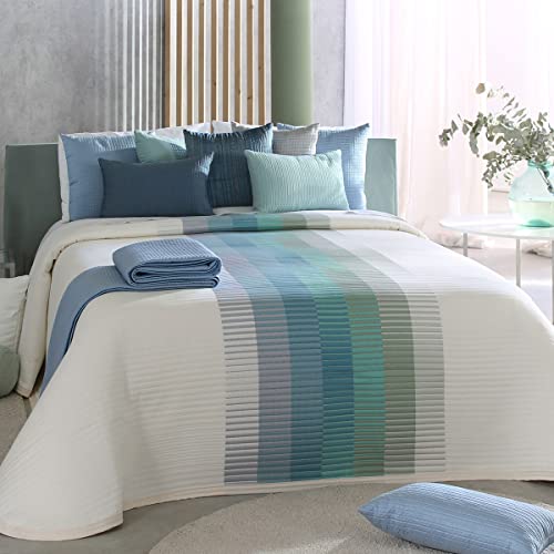 Reig Marti Colcha Capa Crawley - Cama 150 Cm - Color Azul C03