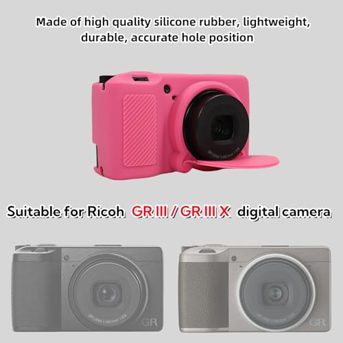 Funda de silicona suave para cámara Ricoh GR III/GR III X miniatura 2