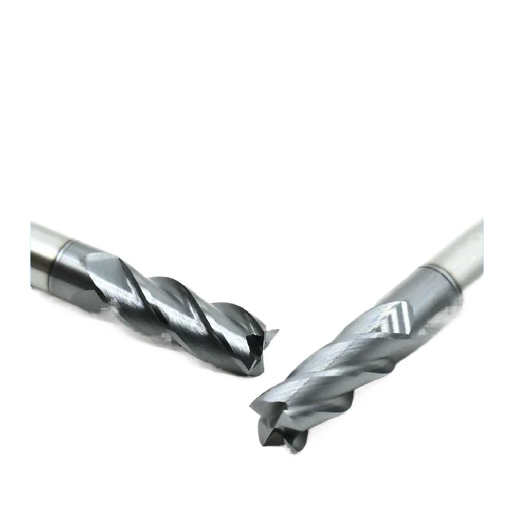 Metallschneider Legierung Hartmetall-Schaftfräser HRC60 4 Flöten 4 mm bis 20 mm Wolframstahl Bearbeitung Fräswerkzeuge(6x15x6x50)