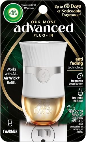 Image of Air Wick Plug in Scented Oil Advanced Gadget, 4 Count, Room Freshener, Air Freshener, Essential Oils, White