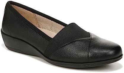 LifeStride Womens Intro Slip On Loafers Black 12 W | Image 3