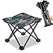 Shurhome Lightweight Portable Camping Stool Convenient Folding Stool Travel Little Stools for Hiking and Backpacking