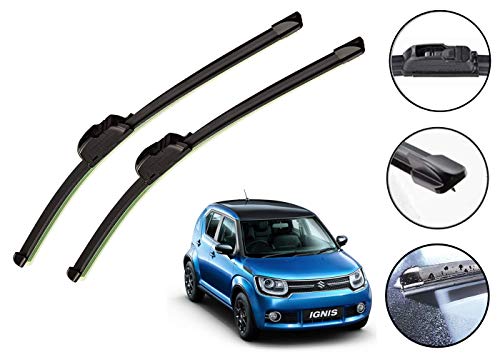 Image of Auto Hub Car Wiper Blades Compatibility With Maruti Suzukii Ignis - Set of 2 Pcs (D-21,P-17)