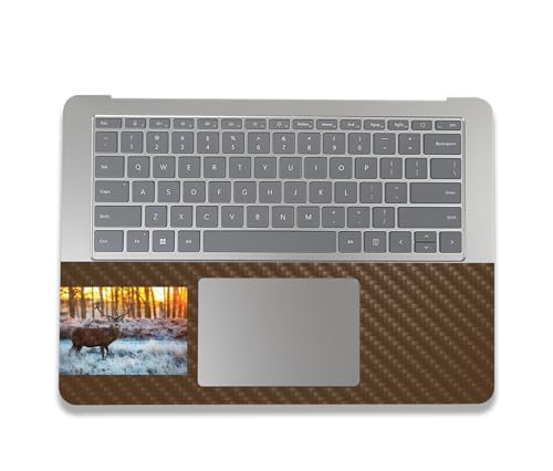 Image of MightySkins Carbon Fiber Skin Compatible with Microsoft Surface Laptop Studio 2 (2023) Full Wrap Kit - Buck | Protective, Durable Textured Carbon Fiber Finish | Easy to Apply | Made in The USA