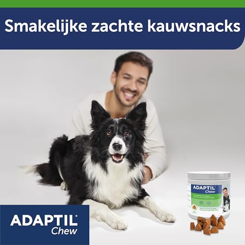 Adaptil Chew 30 Stück - Leckere Kautabletten für Hunde - Reduziert Angst und Anspannung - Sicher und Nicht süchtig