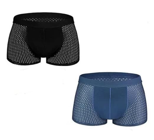 d'cart Dot Men's Underwear Cotton Fabric Cool and Comforable Dotted Brief Cotton Net (Pack of 2)-picture-27