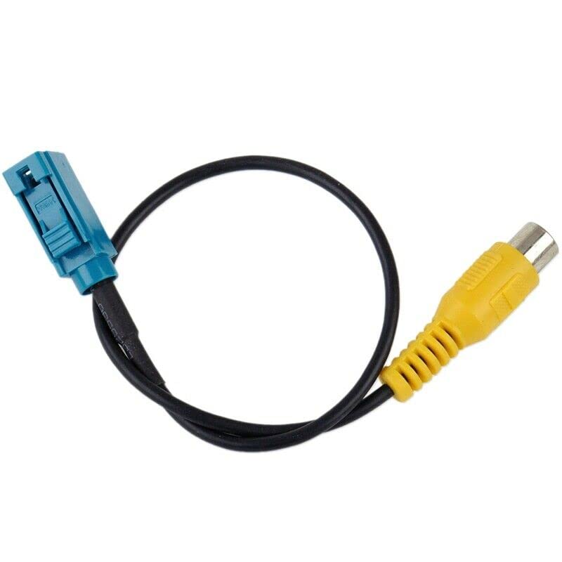 Car Radio New Fakra to RCA Reversing AV-in Camera Video Connection RCA Cable Parking Adapter Plug