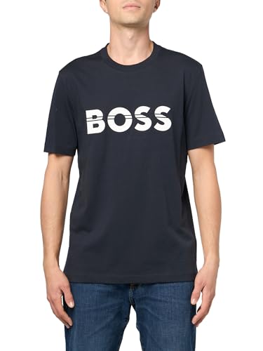 BOSS Men's Big Logo Jersey Cotton T-Shirt