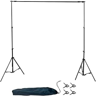 背景スタンド 撮影用 大型 収納ケース クリップ付 セット 撮影スタンド スクリーン スタンド