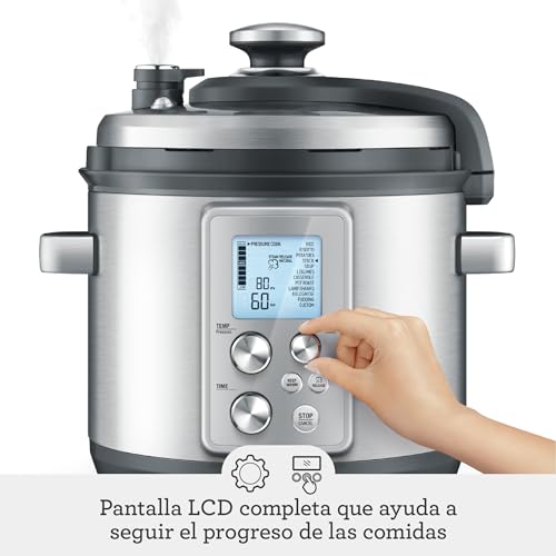 Miniatura 3 de Sage - The Fast Slow Pro - Cocción A Presión, Cocción Lenta, Saltear, Cocinar Al Vapor, Guisar, Acero Inoxidable Cepillado