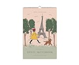 RIFLE PAPER CO. RIFLE PAPER CO. 2025 Wall Calendar | January 2025 - December 2025, Monthly Illustrations, Remember Birthdays, Anniversaries, and Annual Celebrations (17'L x 11'W), Travel Sketchbook