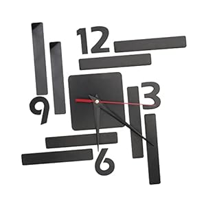 Spiegel Acryl Wanduhr Stumm Quarz Uhr Für Home Decor Schwarz Uhr Ohne Batterie