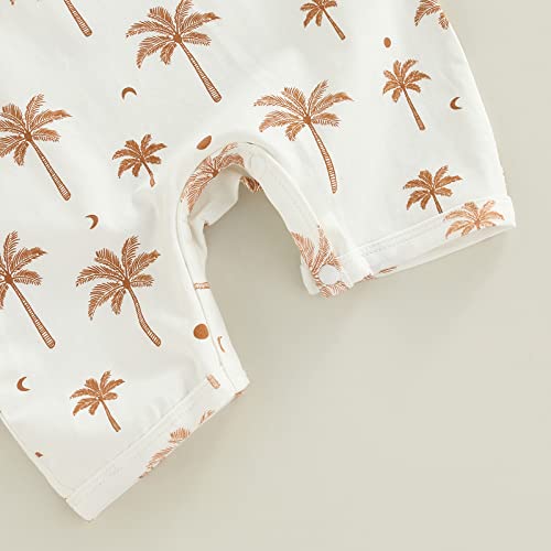 Ciycuit Baby Boy Sleeveless Romper Newborn 0 3 6 9 12 Months Summer Clothes White 3-6 Months #TOP2