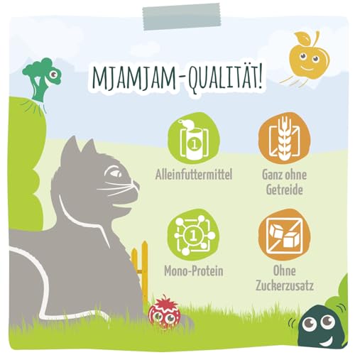 MjAMjAM - Premium Nassfutter für Katzen - Chicks & Friends Box, 12er Pack (12 x 125g), getreidefrei mit extra Fleisch 5