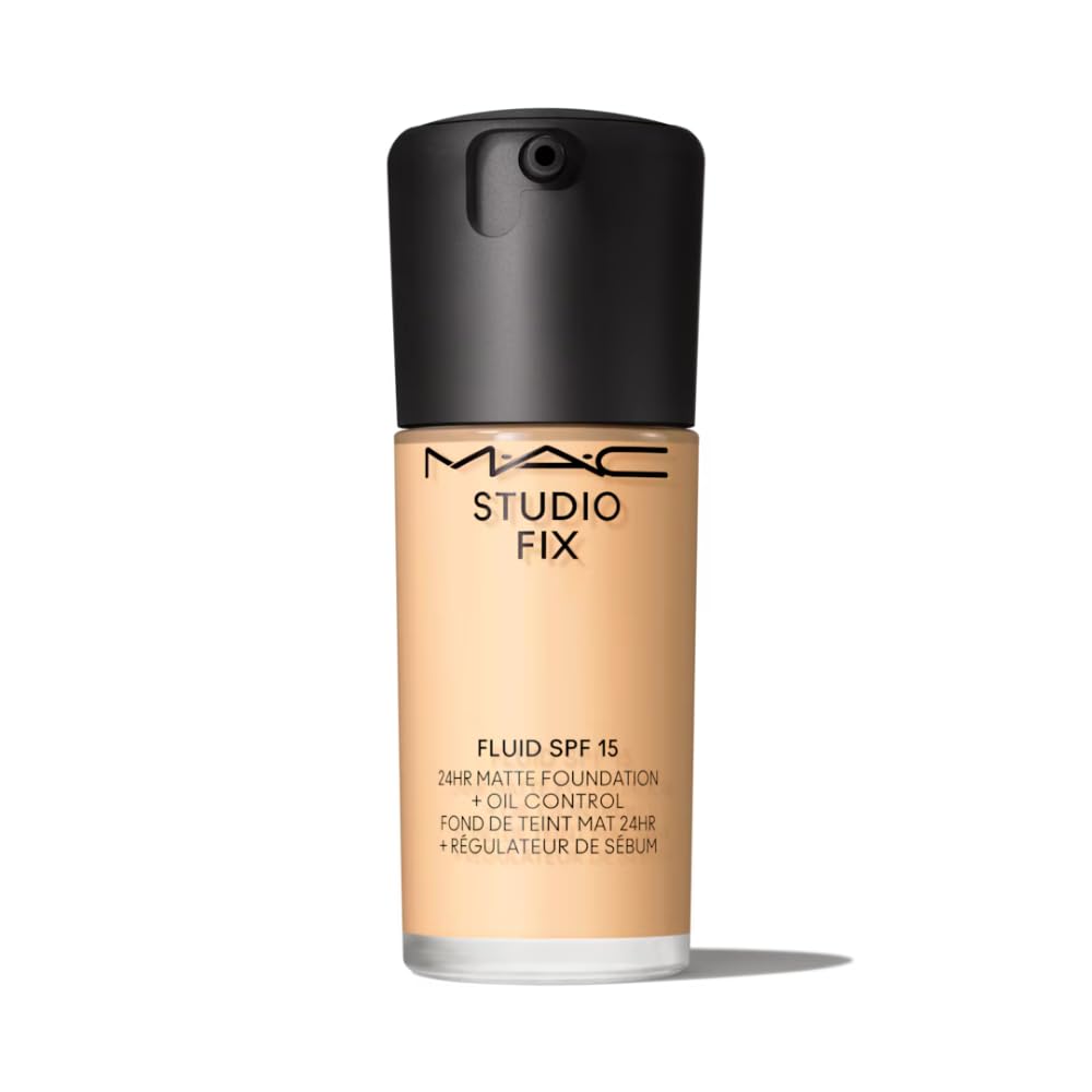 MAC Studio Fix Fluid SPF 15 24HR Matte Foundation + Oil Control, NC13, 1 Ounce