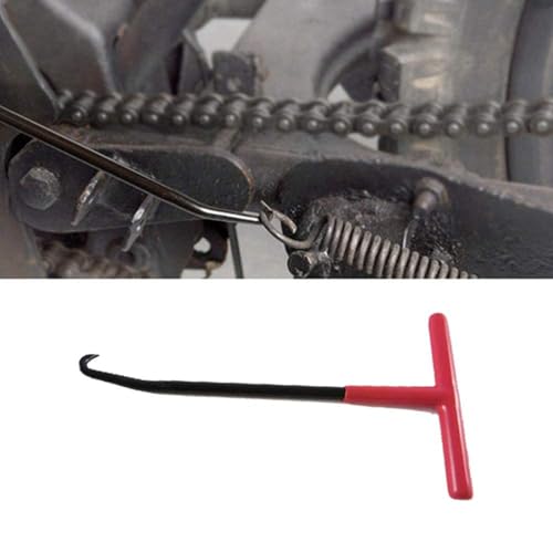 Image of Motorcycle Exhaust Spring Hook Handle Exhaust Pipe Spring Wrench T Shaped Puller Installer Hooks Motorcycle Vehicle Springs Removal Tools