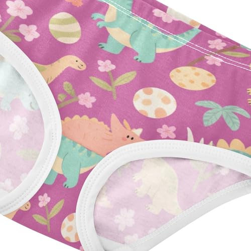 Girls' Underwear Dinosaur Dino Toddle Brief Panties 2-8 Years 203006994