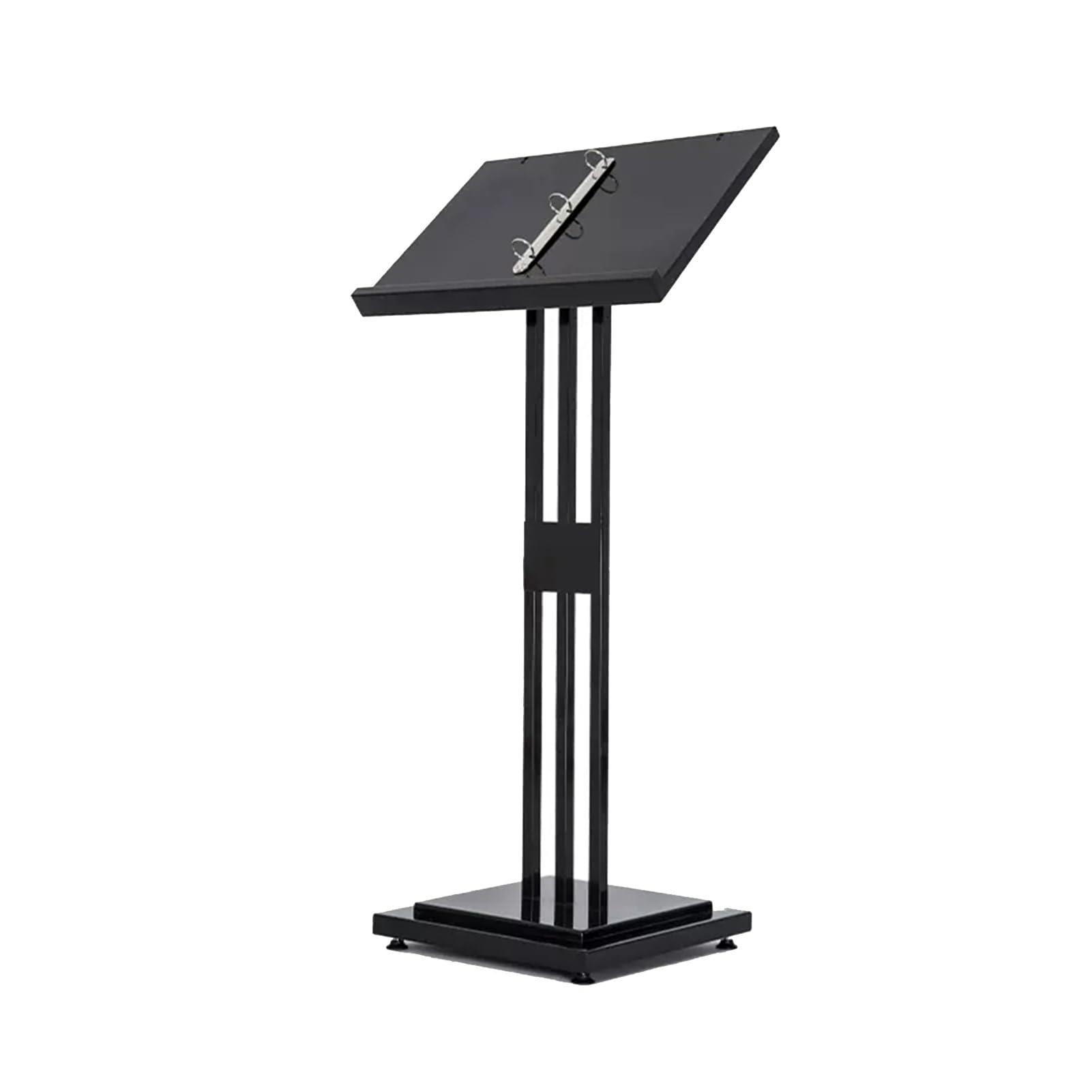 Freending Menu nd - Soporte de metal para folletos, multiusos, soporte para carteles, podio para restaurantes, cafeterías y eventos (D-32 x 28 x 93 cm)