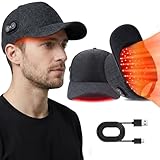 Red Light Therapy for Hair Growth, Qydenova Wireless Red Light Cap for Hair Regrowth, Strengthens Hair Roots, Improves Hair Thickness and Density for Men Women