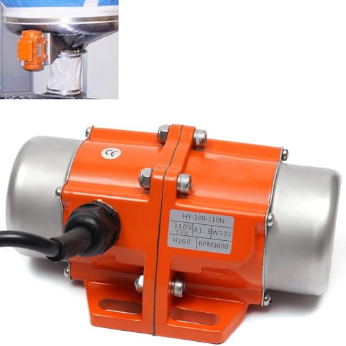 Moteur de vibration 110V 3600 tr/min asynchrone avec bloc d'excentricité réglable - 5