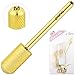 Beauticom ® Pana Professional Gold *ROUND Top Medium Grit* Large Dome Top Barrel Carbide Bit 3/32