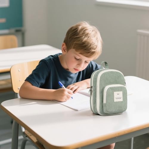 Image of LEDAOU Pencil Case Cute Zipper Pencil Pouch Large Capacity Pencil Bag Organizer School Supplies for Girls Boys Kids