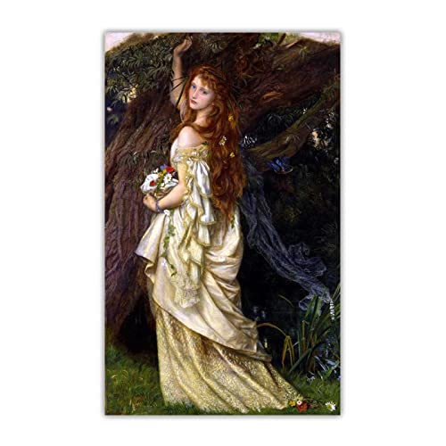 Toile Ophelia Arthur Hughes : réveillez un mur vide avec cette superbe peinture de salon