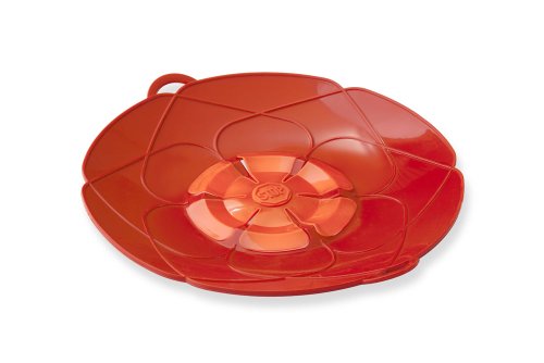 Kuhn Rikon Kochblume Spill Stopper, Large, 12-Inch, Red