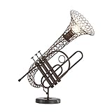 Antike Wandlampe im Vintage-Industriestil, dekorative Wandleuchte mit einzigartigem Design. Sie sieht aus wie ein Trompeten-Musikinstrument. Sie ist nicht nur eine langlebige und sichere Lampe, sondern auch eine wunderschöne leuchtende Dekoration wie Zuhause, Bar und Restaurant