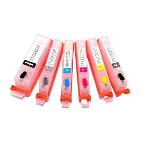 Cartouche rechargeable PGI-470 CLI-471 avec puce ARC pour imprimante Canon MG5740 TS5040