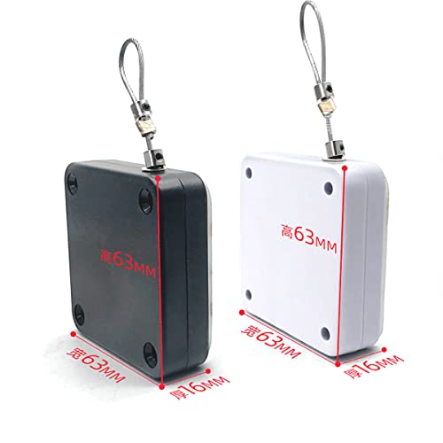 Multifunctional Pull Cord Auto Door Closer, Auto Sensor Door Closer, Auto Close All Doors, For Commercial Residential Bedroom Door Sliding Double Door Bathroom Door White - (Set Of 2) #TOP1