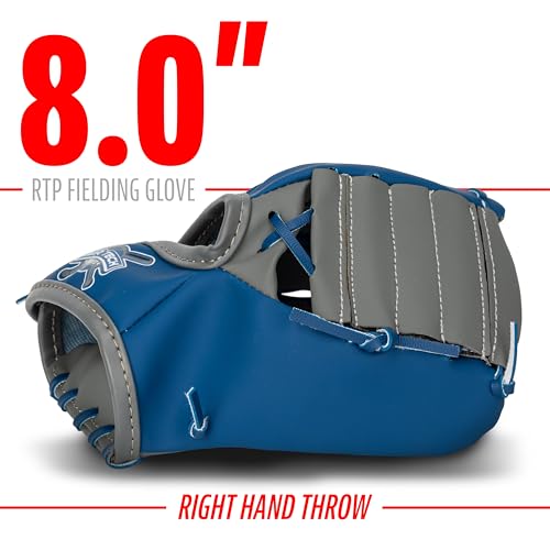 image for Franklin Sports Kids Toy Baseball Glove + Ball Set - Stiktek Baseball 