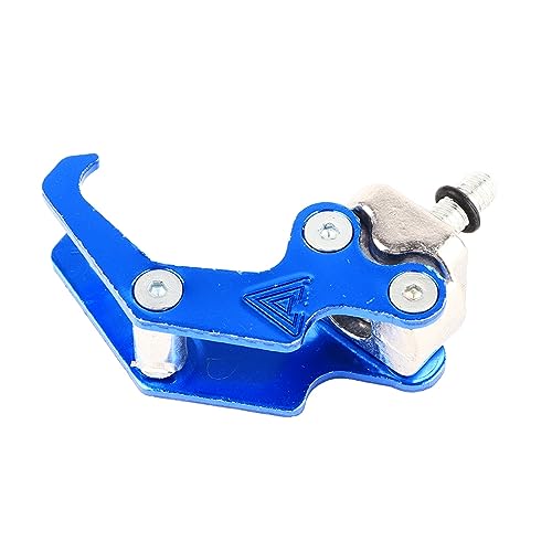 Suporte de Bolsa para Capacete de Liga de Alumínio Colorido, Gancho de Garra, para Motocicleta (Azul