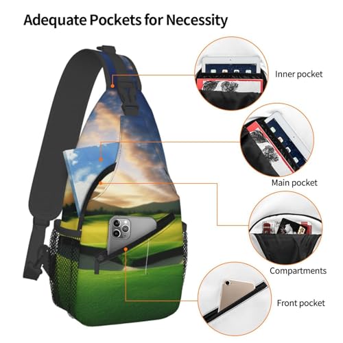 Bolso Sling Backpack Bandolera para Senderismo miniatura 3