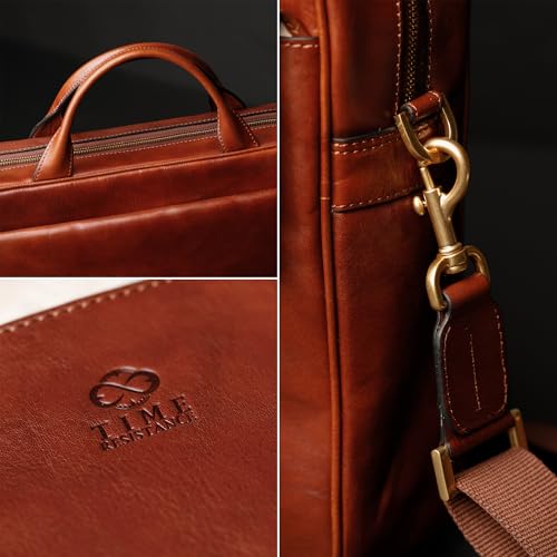 Time Resistance Handmade Laptop Briefcase