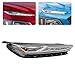 CHENDIAN For 2018 2019 2020 2021 Hyundai Kona Daytime Running Light - LED Daytime Running Lamp, Right Passenger Side, DRL Light Replacement, w/Bulbs, OEM 92208J9010(12V)