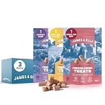 James & Ella Freeze-Dried Dog Treats (3 x 40g) 1 Bag of Each Flavour, Chicken, Beef & Game | Tasty Freeze-Dried Dog Treats, Packed with Protein, Essential Oils & Minerals, Lightweight & Gluten Free