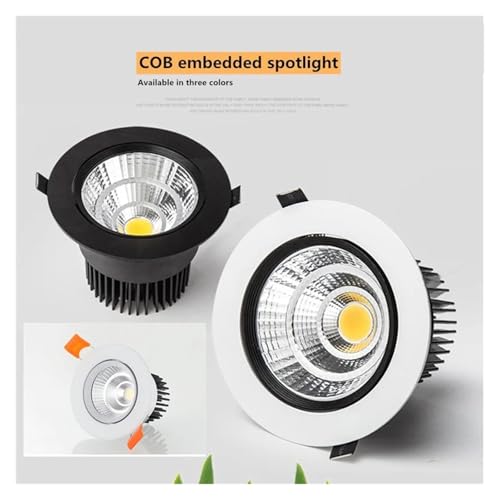 Spot LED dimmable 15W COB blanc chaud à intensité variable - 5