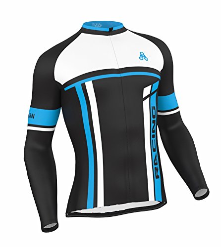 Camisa térmica masculina de lã de inverno da equipe de ciclismo urbano, conjunto de babador e conjun