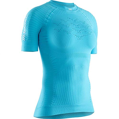 X-Bionic Effektor 4.0 Run Shirt Short Sleeve Women, Donna, Tuqoise/Arctic White, M