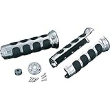 Kuryakyn ISO Grips For Stock Heated Grips (CHROME) For 18-19 HONDA GL1800TOURDCT